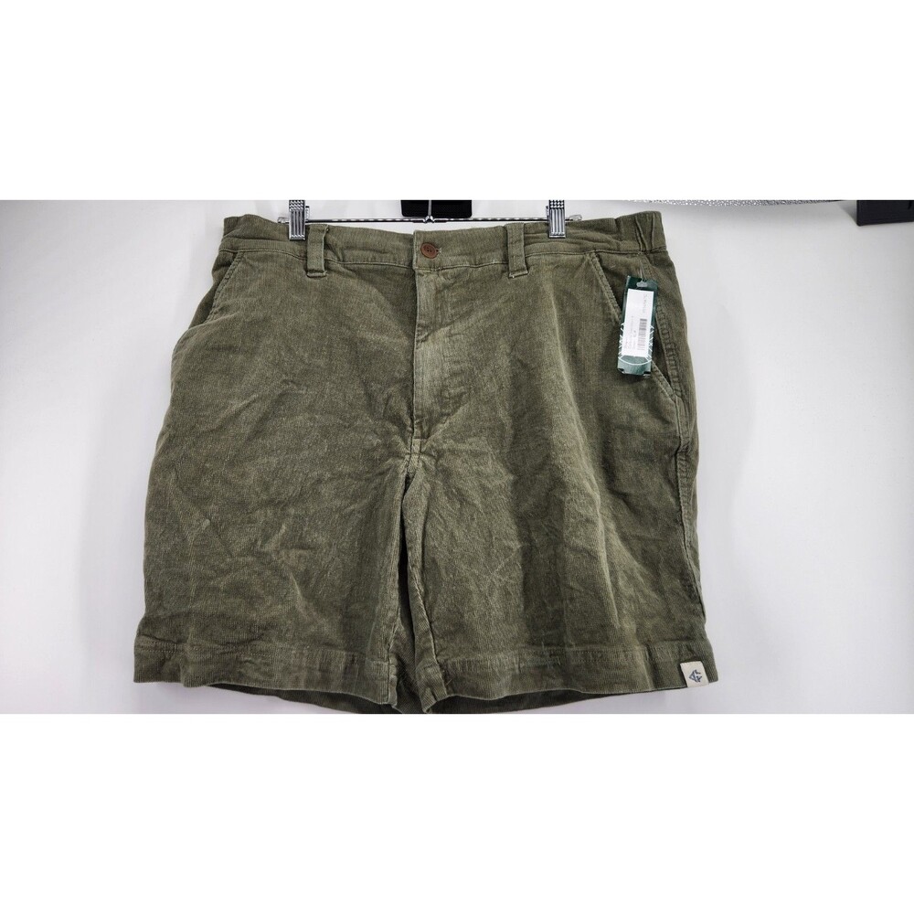 Grayers Men's‎ Green XL 8" Inseam Corduroy Trail Shorts NWT Cotton Blend
